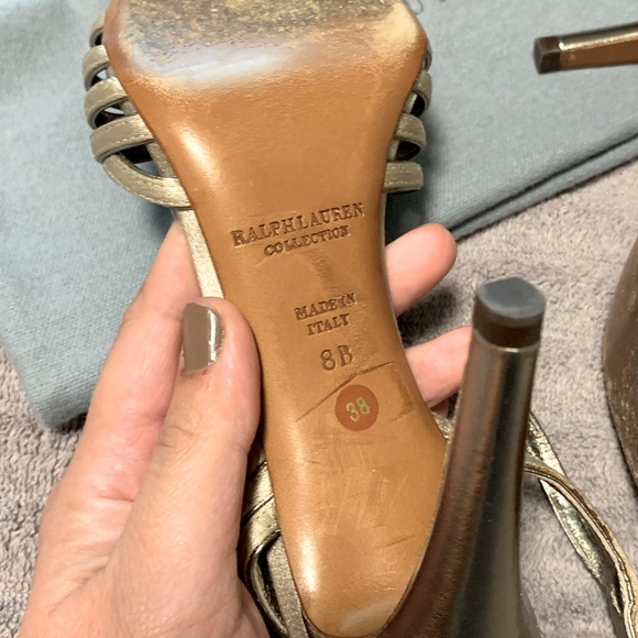 Ralph Lauren Collection GORGEOUS Brigida heels - Picture 6 of 16